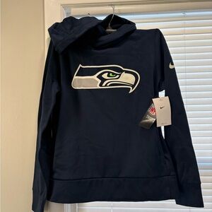 NFL Conference Champions Seahawks Nike Dri-FIT Team Apparel Hoodie - Youth Small